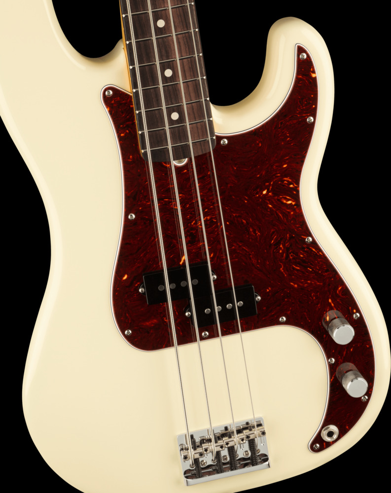 Guitars Fender American Professional II Precision Bass Olympic White Rosewood