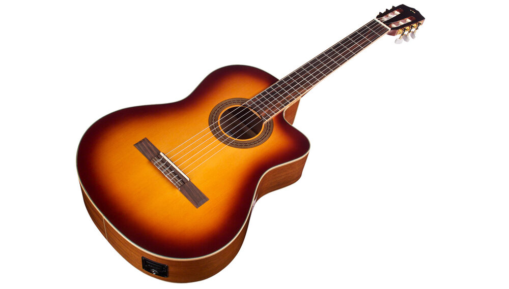 cordoba guitars c5 sunburst acoustic nylon string guitar