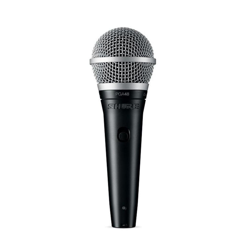 Shure PGA58 Dynamic Microphone - Handheld Mic For Vocals With Cardioid Pick-up Pattern, Discrete On/Off Switch, Stand Adapter And Zipper Pouch (PGA58-XLR