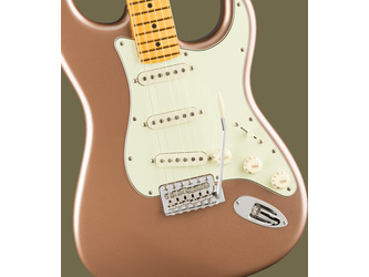 Fender American Professional Classic Stratocaster Faded Firemist Gold Incl Gig Bag