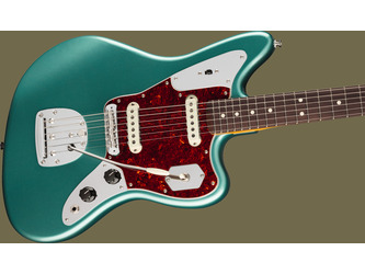 Fender American Professional Classic Jaguar Faded Sherwood Green Metallic incl Gig Bag