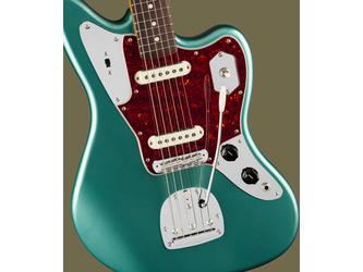 Fender American Professional Classic Jaguar Faded Sherwood Green Metallic incl Gig Bag