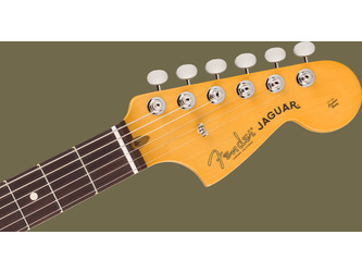 Fender American Professional Classic Jaguar Faded Sherwood Green Metallic incl Gig Bag