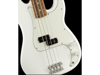 Fender Player Precision Bass Polar White, Pau Ferro Neck - Electric Bass Guitar