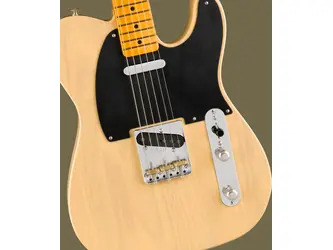Fender 75th Anniversary American Vintage II 1951 Nocaster Electric Guitar Blonde - Incl Vintage-Style Tweed (Crushed Red Interior)