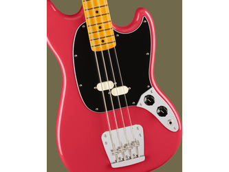 Fender American Professional Classic Mustang Bass Faded Dakota Red Incl Gig Bag