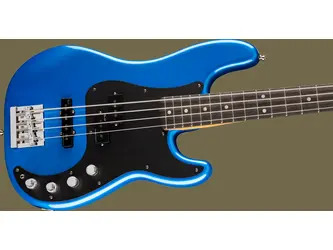 Fender American Ultra II Precision Bass Guitar Ebony Fingerboard, Noble Blue