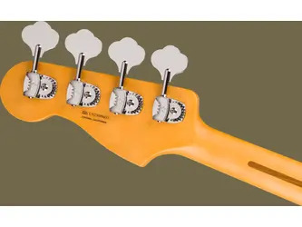 Fender American Ultra II Precision Bass Guitar Ebony Fingerboard, Noble Blue