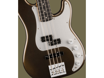 Fender American Ultra Precision Bass Guitar Texas Tea