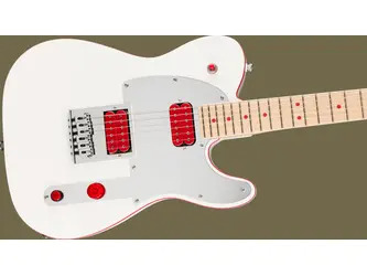 Fender John 5 Ghost Telecaster Electric Guitar White