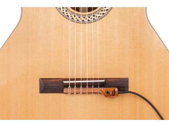 KNA NG-2 Portable bridge-mounted piezo with volume control for nylon-string guitar