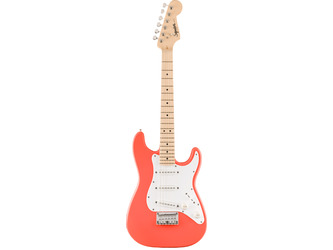 Fender Squier Limited Edition Mini Stratocaster Electric Guitar Tahitian Coral