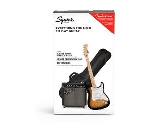 Fender Squier Sonic Stratocaster 2-Colour Sunburst Electric Guitar Pack