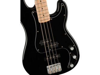 Fender Squier Affinity Series Precision Bass PJ Black Electric Bass Guitar Pack