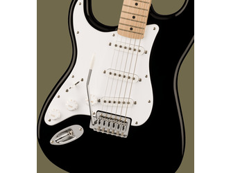 Fender Squier Sonic Stratocaster Black Electric Guitar - Left-Handed
