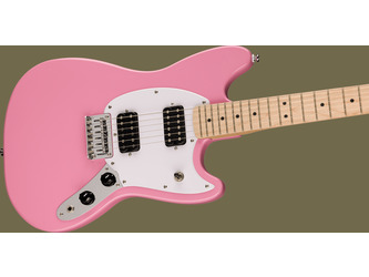 Fender Squier Sonic Mustang HH Electric Guitar - Flash Pink