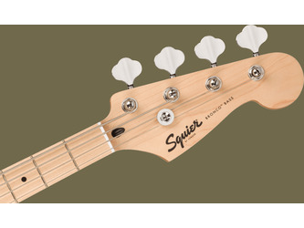 Fender Squier Bronco Tahitian Coral Bass Guitar