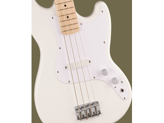 Fender Squier Bronco White Electric Bass Guitar