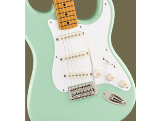 FSR Classic Vibe '50s Stratocaster, Maple Fingerboard, White Pickguard, Surf Green