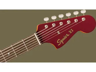 Fender Squier FSR Classic Vibe Bass VI Electric Guitar Candy Apple Red