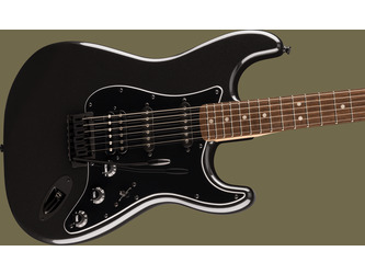 Fender Squier Limited Edition Affinity Stratocaster HSS Matching Headstock & Hardware Black