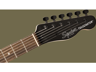 Fender Squier Limited Affinity Telecsater Deluxe Matching Headstock & Hardware Metallic Black