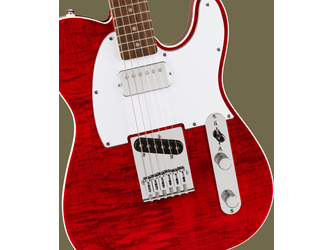 Fender Squier Affinity Series Telecaster FMT SH, Crimson Red Transparent