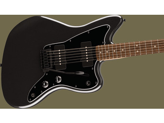 Fender Squier Limited Affinity Jazzmaster Matching Headstock & Hardware Metallic Black