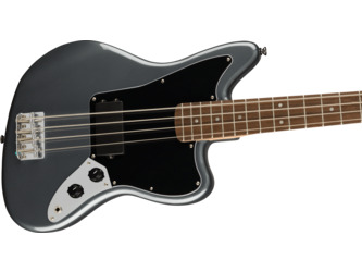 Fender Squier Affinity Series Jaguar Bass H Charcoal Frost Metallic Electric Bass Guitar