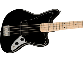 Fender Squier Affinity Series Jaguar Bass H Black Electric Bass Guitar 