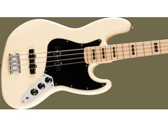 Fender Squier Affinity Series Jazz Bass Olympic White Electric Bass Guitar