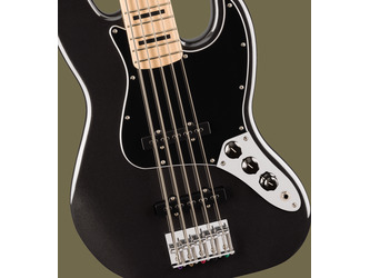 Fender Squier Affinity Series Jazz Bass V Black Metallic Electric Bass Guitar