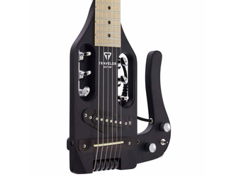 Traveler Guitar Ultra-Light Standard Black Gloss Travel Electric Guitar & Case 