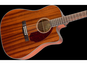 Fender Classic Design CD-140SCE Dreadnought All Mahogany Electro Acoustic Guitar & Case