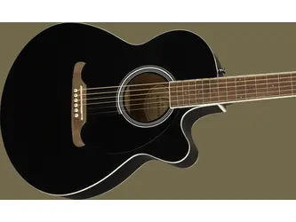 Fender FA-135CE Concert Black Electro Acoustic Guitar 