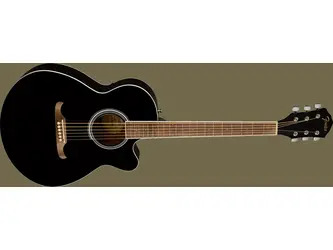 Fender FA-135CE Concert Black Electro Acoustic Guitar 