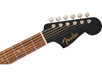 Fender Artist Joe Strummer Campfire Matte Black Short-Scale Electro Acoustic Guitar & Deluxe Gigbag