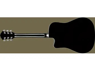 Fender FA-125CE Dreadnought Black Electro Acoustic Guitar