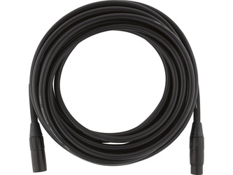 Fender Professional Series Microphone Cable 25ft Black