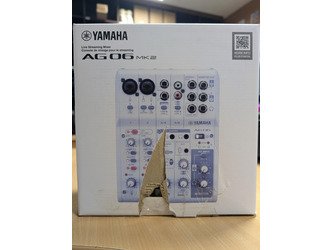 Yamaha AG06MK2 Live Streaming Mixer - White - B Stock