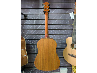 Bromo Tahoma Black Concert Acoustic Guitar - Solid Mahogany Top