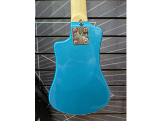 Hofner Shorty Blue Travel Electric Guitar - B Stock