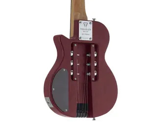 Traveler Guitar EG-1 Studio Matt Red Travel Electric Guitar & Case