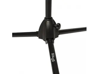 Stagg Boom Microphone Stand with Folding Legs - With Clip