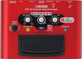 Boss VE-2 Vocal Harmonist and Effects Processor With USB