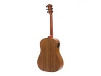 Bromo Tahoma Black Concert Acoustic Guitar - Solid Mahogany Top