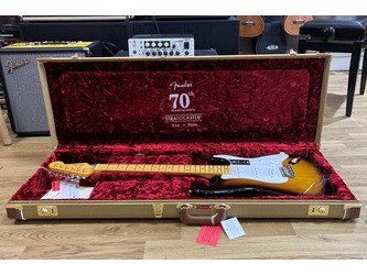 Fender 70th Anniversary American Vintage II 1954 Stratocaster Electric Guitar 2 Colour Sunburst  