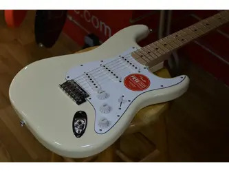 Fender Squier Affinity Series Stratocaster Olympic White Electric Guitar