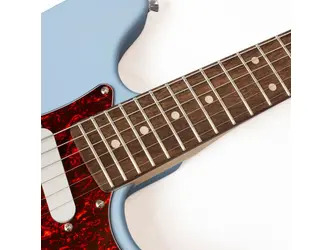 Gould Electric Guitar - Rebel Model in Baby Blue