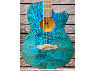 Tanglewood Azure TA4 Acoustic Guitar - Serenity Blue Gloss